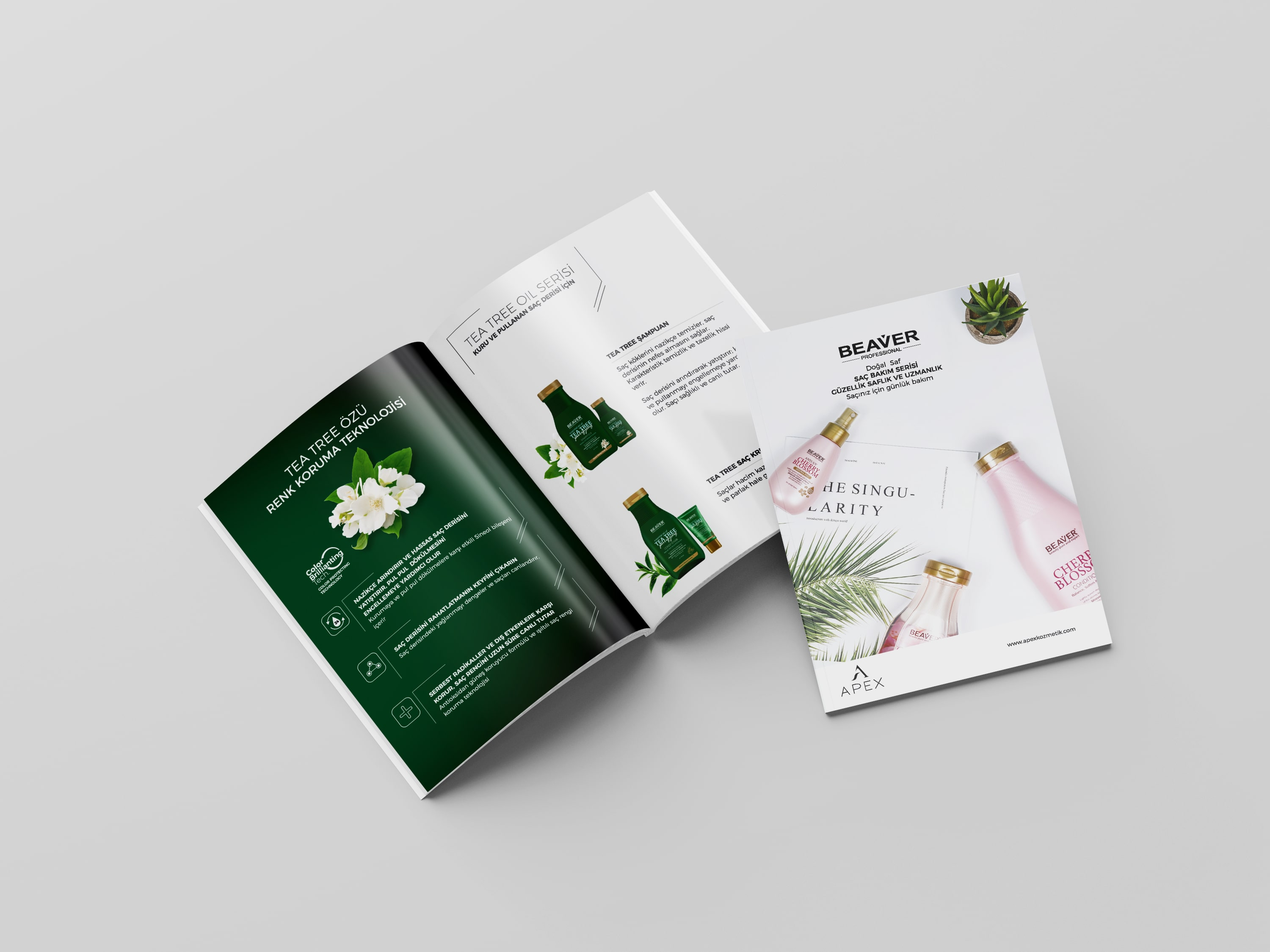 Apex Kozmetik Katalog Tasarımı