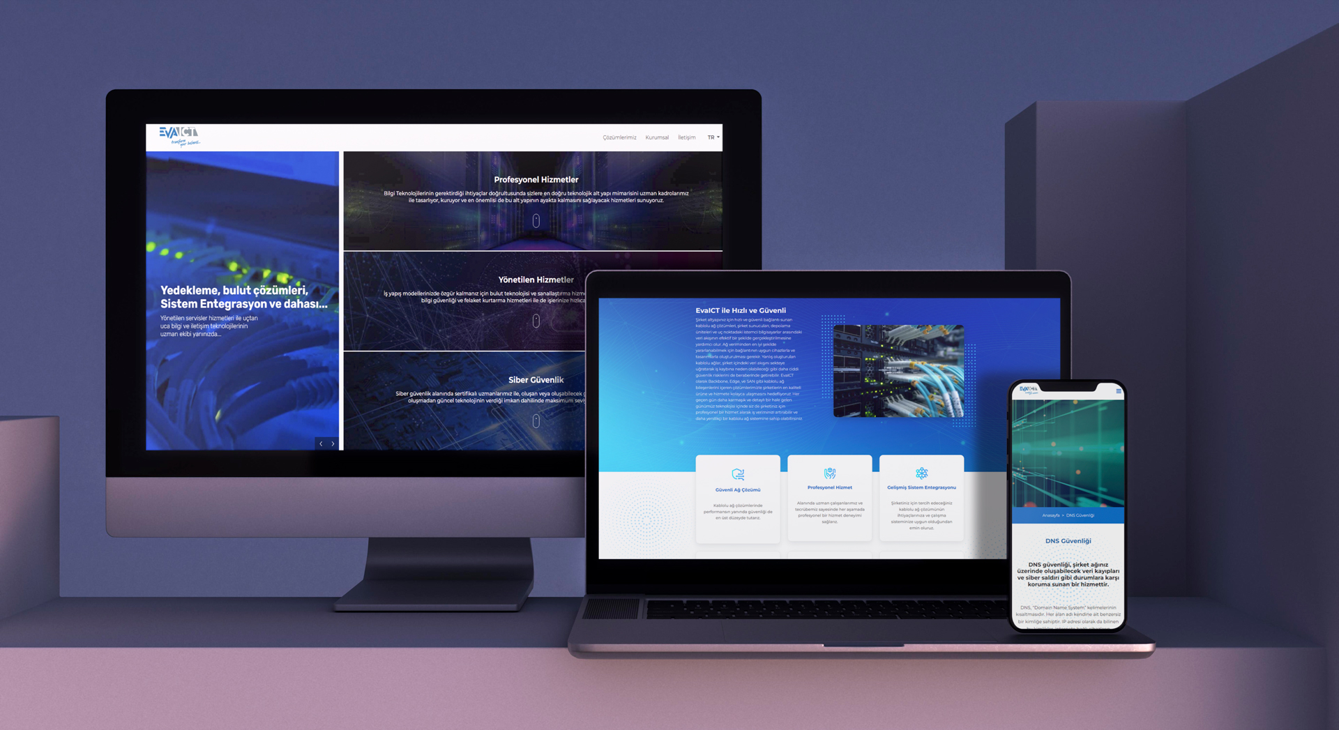 EvaICT Web Tasarımı